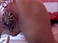 Sex toy gets lost in pussy
